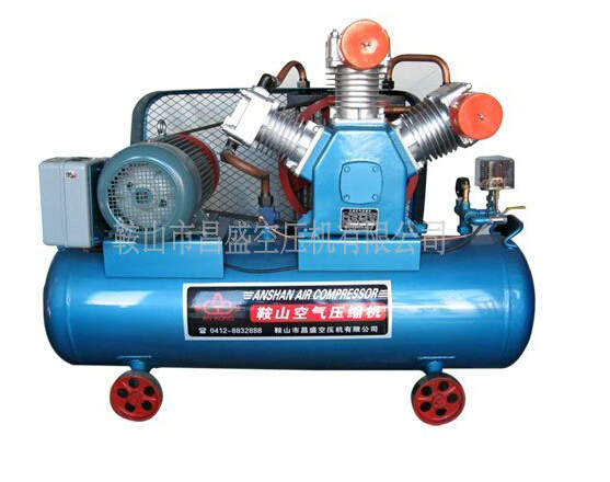 無油潤滑空壓機的工作原理。